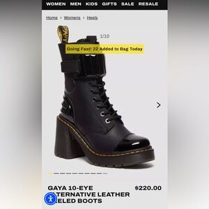 BRAND NEW IN BOX Dr. Martens Gaya 10i heeled boots